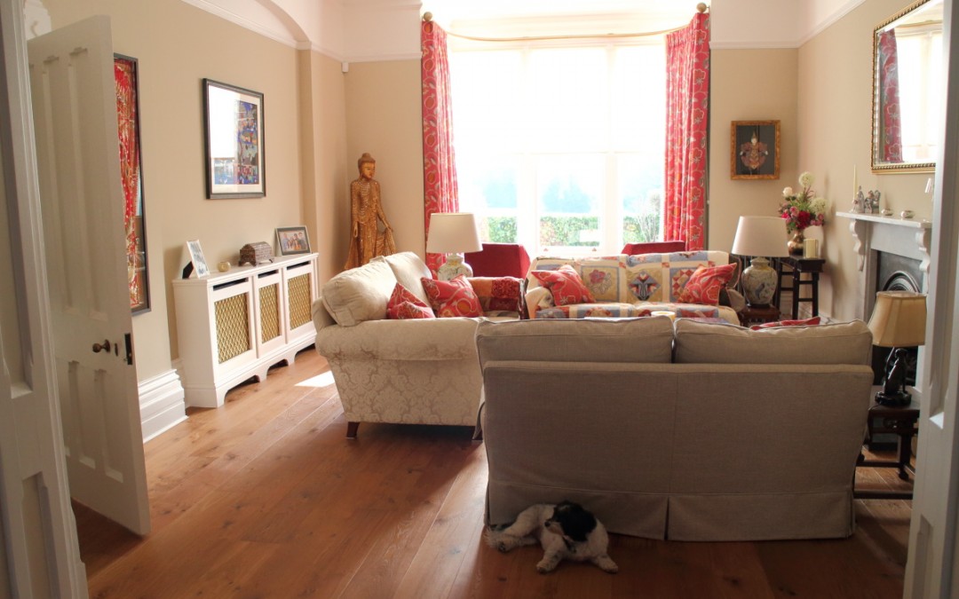 Warm Honey-toned Engineered Flooring